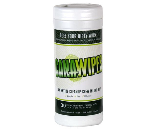 Canawipes 30 Pre-moistened cleaning wipes
