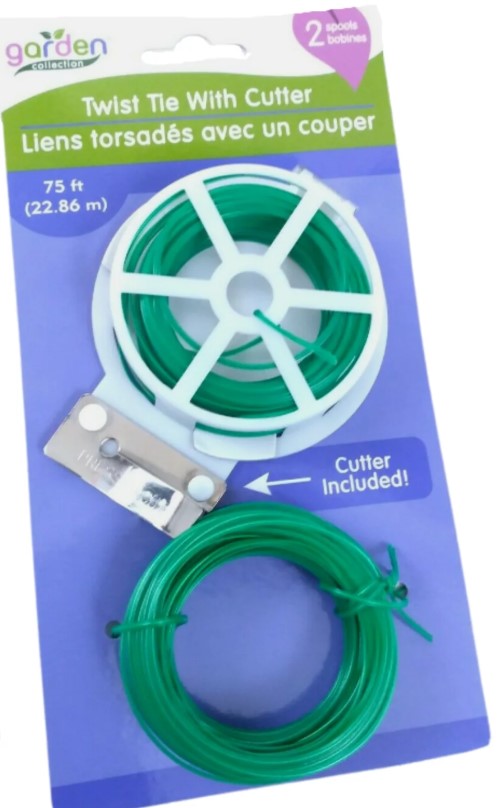 Twist Tie with cutter 2 pack