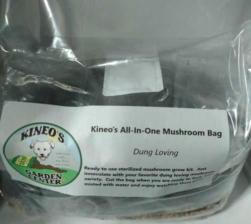 Kineo's All-In-One Mushroom Bag Dung Loving