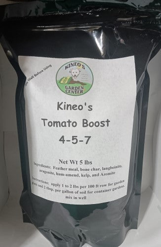 Kineo's Tomato Boost 4-5-7 fertilizer 5 lb